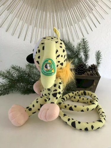 9 ⚜️ Peluche Doudou Marsupilami Marsu 2007 Hauteur 30 Cm