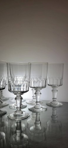 9 Verres à eau / vin modèle Mirabeau