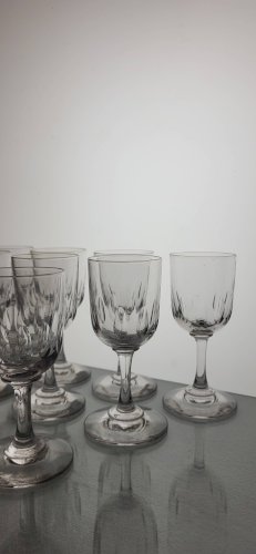 9 verres digestif Art déco 1930s