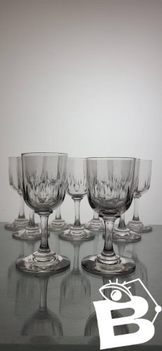 9 verres digestif Art déco 1930s