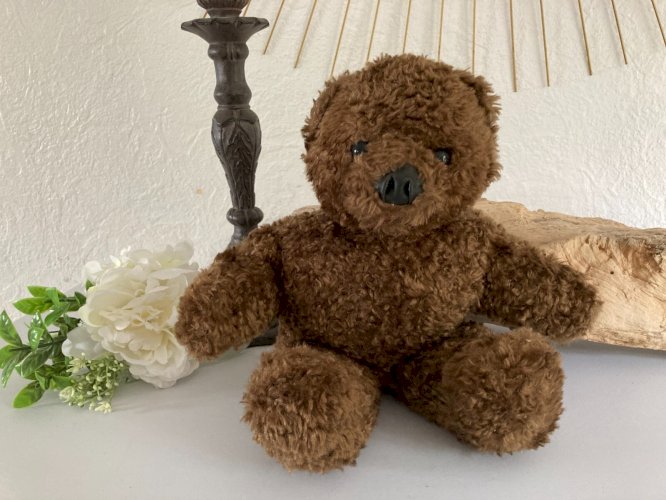 924⚜️ Peluche Doudou Nounours Bonne Nuit Les Petits Claude Laydu 1994 Masport