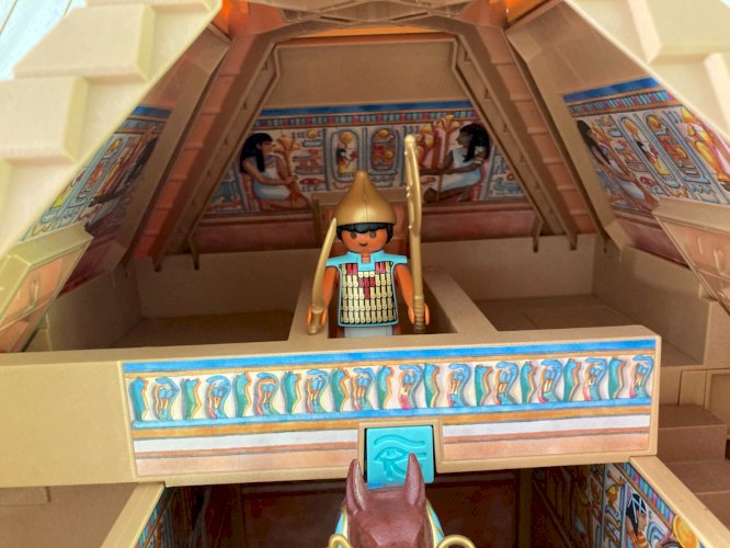 924⚜️ Playmobil- 4240 - Pyramide Égyptienne avec Personnages + Boite Complet