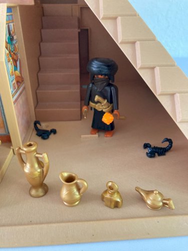 924⚜️ Playmobil- 4240 - Pyramide Égyptienne avec Personnages + Boite Complet