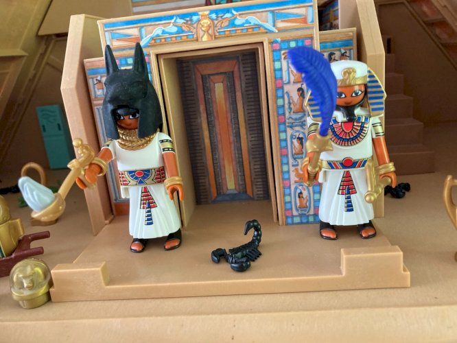 924⚜️ Playmobil- 4240 - Pyramide Égyptienne avec Personnages + Boite Complet