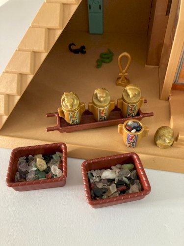 924⚜️ Playmobil- 4240 - Pyramide Égyptienne avec Personnages + Boite Complet