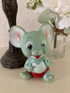 924⚜️Ancien Jouet Pouet Pouet Tom et Jerry Metro Goldwyn Mayer Vintage H 12 Cm