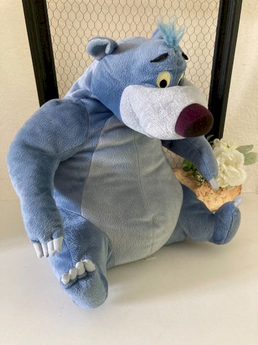 924⚜️Peluche Doudou Ours Baloo Le Livre de la Jungle Hasbro Disney Hauteur 40 Cm