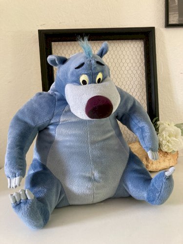 924⚜️Peluche Doudou Ours Baloo Le Livre de la Jungle Hasbro Disney Hauteur 40 Cm