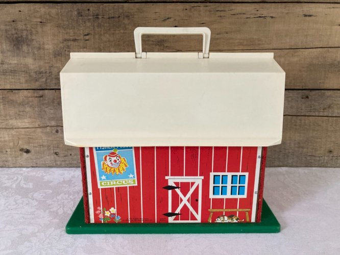 925⚜️ Ancien Jouet La Ferme Éducatif Fisher Price Play Family Farm Réf 915