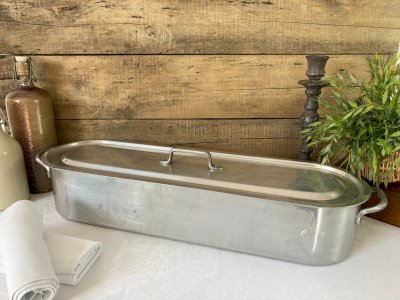 925⚜️ Old Vintage Aluminium Fishmonger Length 62 Cm