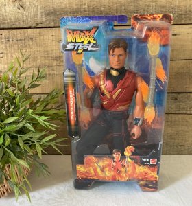 925⚜️ Jouet Figurine Max Steel Pyro Power Mattel Hauteur 30 Cm Neuf