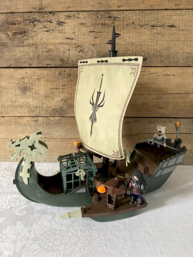 925⚜️ Jouet Playmobil Dragons et Le Vaisseau D'attaque Réf 9244 Complet