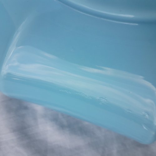 Abat-jour Art Déco bleu