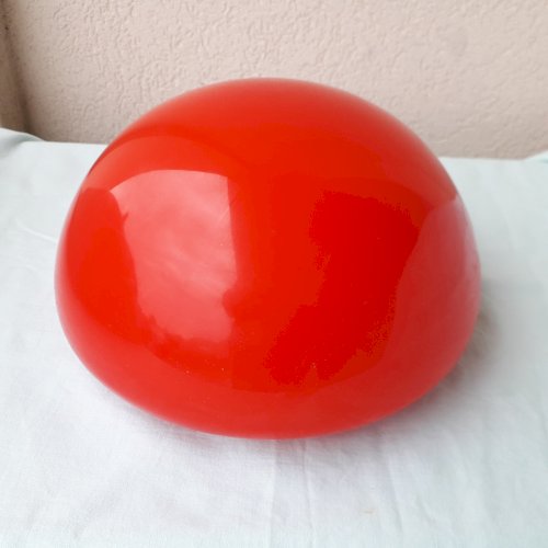 Abat-jour globe rouge
