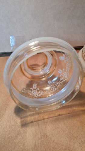 abat-jour haut Tulipe en verre dépoli ouverture 13,2 cm vendus à l'unité