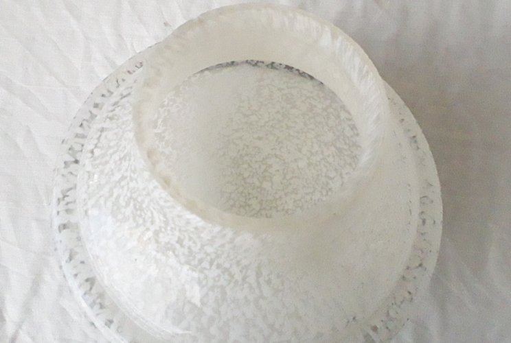 Abat-jour verre moucheté