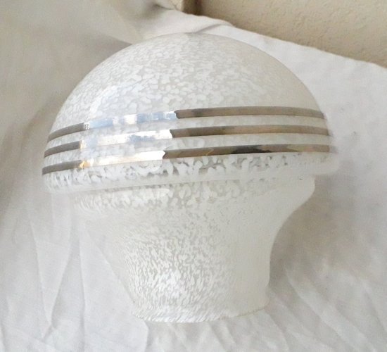 Abat-jour verre moucheté