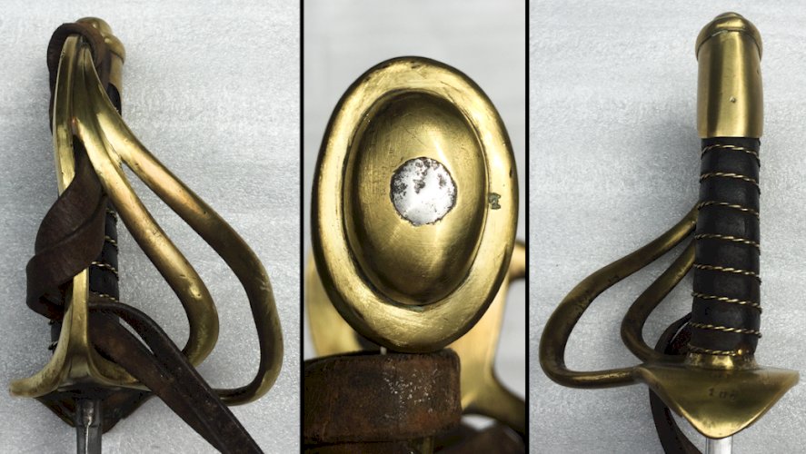 ABBL Leopold I sabre cavalerie belge J 106 / Troupe / 1842