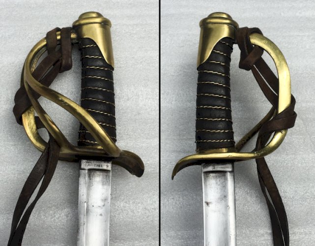ABBL Leopold I sabre cavalerie belge J 106 / Troupe / 1842