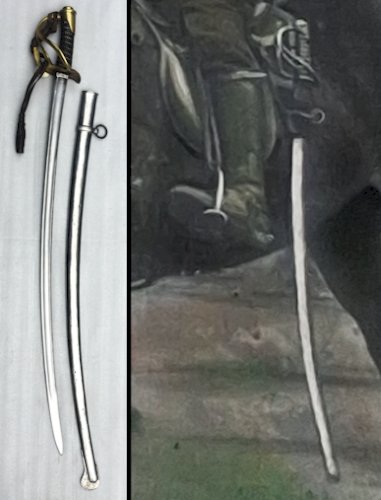 ABBL Leopold I sabre cavalerie belge J 106 / Troupe / 1842