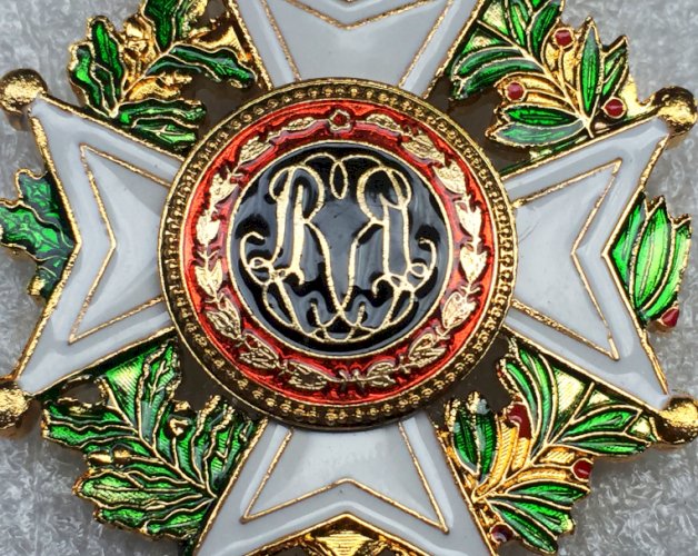 ABL : ORDRE DE LEOPOLD 1er OFFICIER AVEC GLAIVES XX ORIGINAL