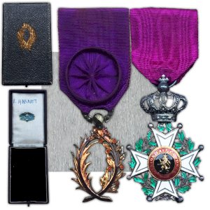 ABL: ORDER OF LEOPOLD I KNIGHT WITH CASE J. PIRET NOMINATIVE O.HARNET UNILINGUAL OR WW1 ORIGINAL