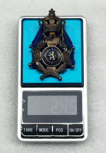 ABL : RARE 2 ORDRES LEOPOLD II MÉDAILLE D'OR + CHEVALIER - 2 DEVISES ORIGINAL