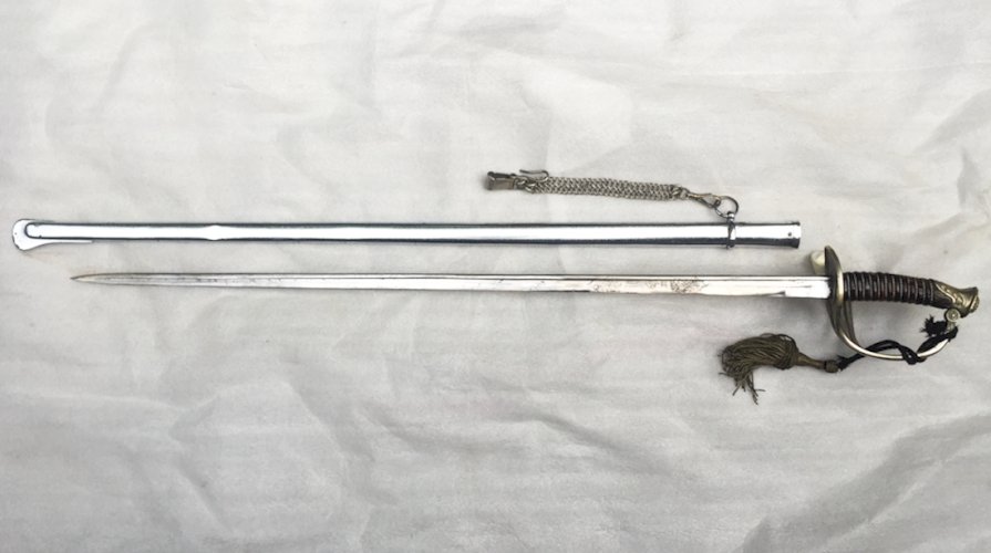 ABL RARE ET BEAU SABRE D'OFFICER BELGE M1889 - XX - ORIGINAL