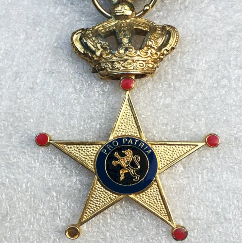 ABL : RARE LOT DOUBLE BARETTE NOMINATIVES BELGE MAJOR MANSART ORIGINAL