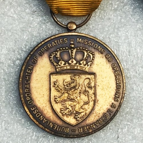 ABL : RARE LOT DOUBLE BARETTE NOMINATIVES BELGE MAJOR MANSART ORIGINAL