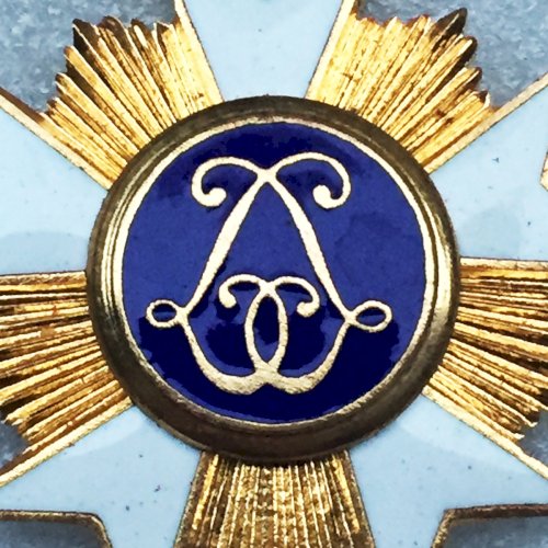 ABL : RARE OFFICIER AVEC ÉPÉES DE L'ORDRE DE LA COURONNE BELGE XX ORIGINAL