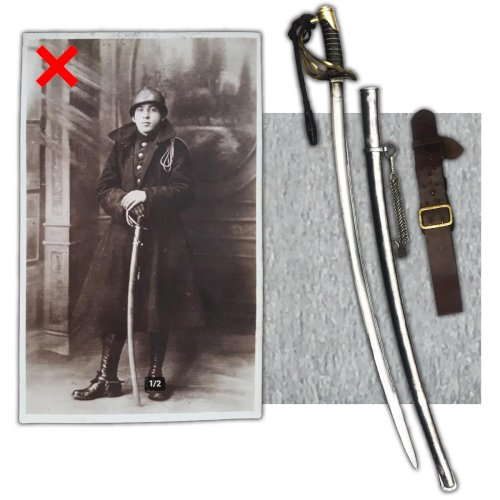 ABL RARE SABRE BELGE CAVALERIE M1822 / I 1089 / GB / 1888 / ROI LEOPOLD II XIX ORIGINAL