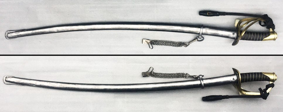 ABL RARE SABRE BELGE CAVALERIE M1822 / I 1089 / GB / 1888 / ROI LEOPOLD II XIX ORIGINAL