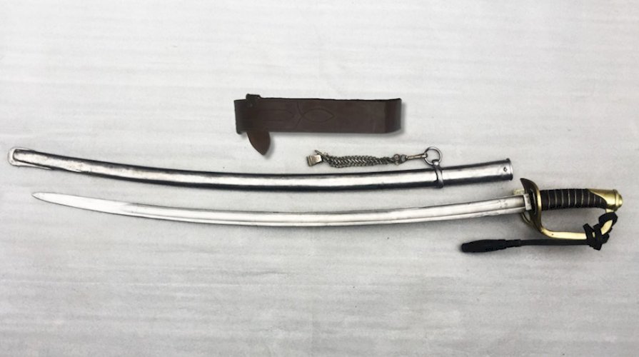 ABL RARE SABRE BELGE CAVALERIE M1822 / I 1089 / GB / 1888 / ROI LEOPOLD II XIX ORIGINAL