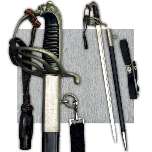 ABL Rare Sabre Officier Police Belge LEOPOLD III ORIGINAL