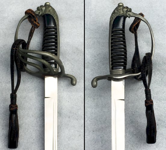 ABL Rare Sabre Officier Police Belge LEOPOLD III ORIGINAL