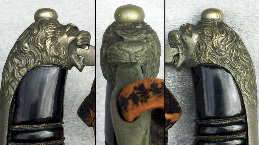 ABL Rare Sabre Officier Police Belge LEOPOLD III ORIGINAL