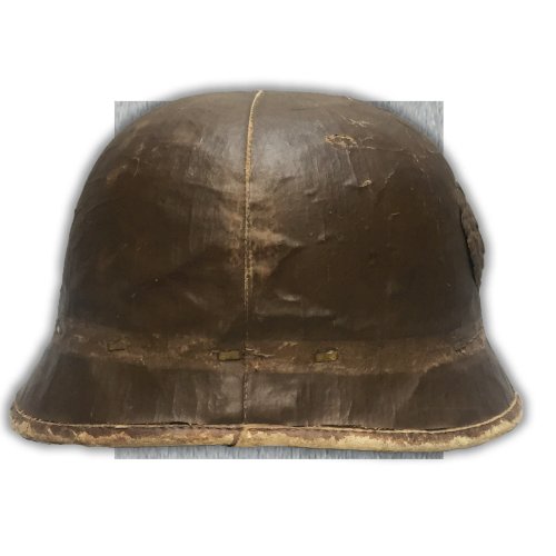 ABL : RARISSIME CASQUE DE MOTOCYCLISTE BELGE M38 LEOPOLD III ORIGINAL