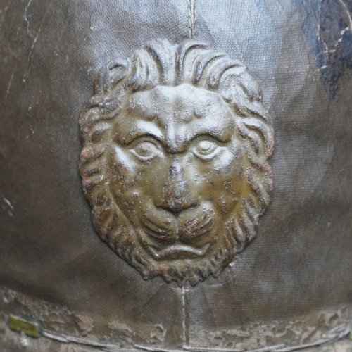 ABL : RARISSIME CASQUE DE MOTOCYCLISTE BELGE M38 LEOPOLD III ORIGINAL