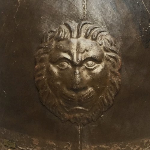 ABL : RARISSIME CASQUE DE MOTOCYCLISTE BELGE M38 LEOPOLD III ORIGINAL