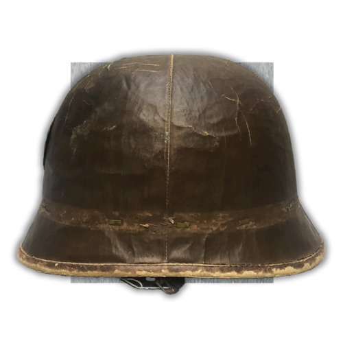 ABL : RARISSIME CASQUE DE MOTOCYCLISTE BELGE M38 LEOPOLD III ORIGINAL