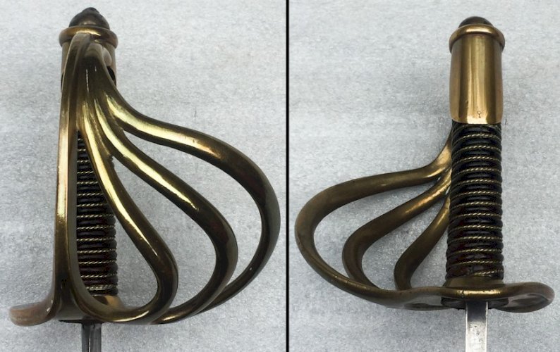 ABL RARISSIME SABRE DE CUIRASSIER BELGE - HOLLANDAIS KNECHT SOLINGEN - 1831-40 ORIGINAL