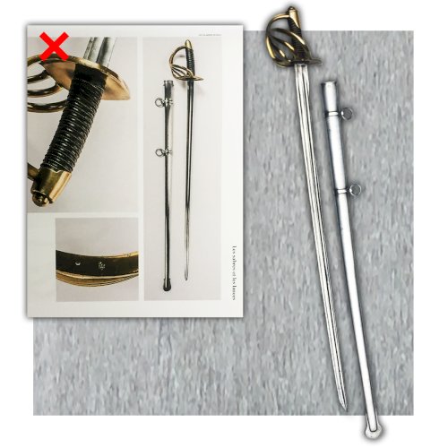 ABL RARISSIME SABRE DE CUIRASSIER BELGE - HOLLANDAIS KNECHT SOLINGEN - 1831-40 ORIGINAL