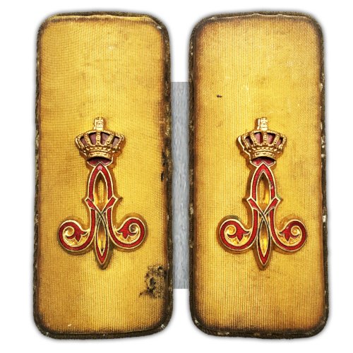 ABL : TRES RARE : BARETTE 9 MÉDAILLES BELGES + EPAULETTES - WW1 ALBERT 1ER ORIGINAL