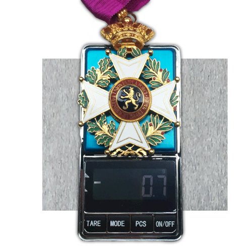 ABL TRES RARE BIJOU COMMANDEUR DE L'ORDRE LEOPOLD 1ER BILINGUE - JOSEPH PIRET - ORIGINAL