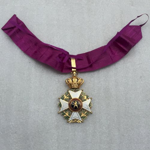 ABL TRES RARE BIJOU COMMANDEUR DE L'ORDRE LEOPOLD 1ER BILINGUE - JOSEPH PIRET - ORIGINAL