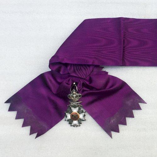 ABL TRES RARE BIJOU GRAND CORDON DE L'ORDRE LEOPOLD 1ER BILINGUE ORIGINAL