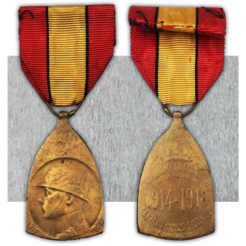 ABL : TRES RARE LOT CROIX D'YSER + MINIATURES WW1 ALBERT 1ER ORIGINAL