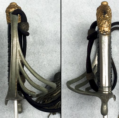 ABL Très Rare SABRE DE COMMISSAIRE Jules Fonson L III - ORIGINAL