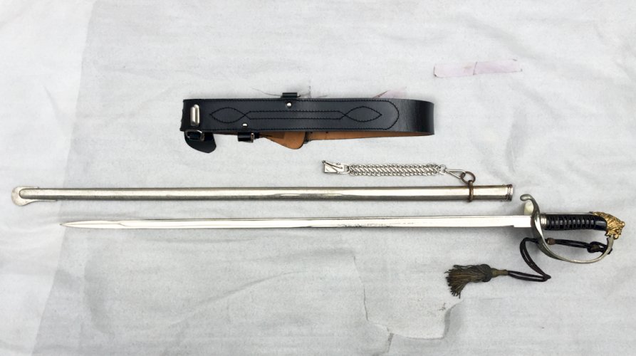 ABL Très Rare SABRE DE COMMISSAIRE Jules Fonson L III - ORIGINAL